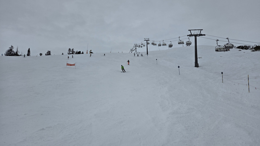 Piste 63 zur Osthangbahn.