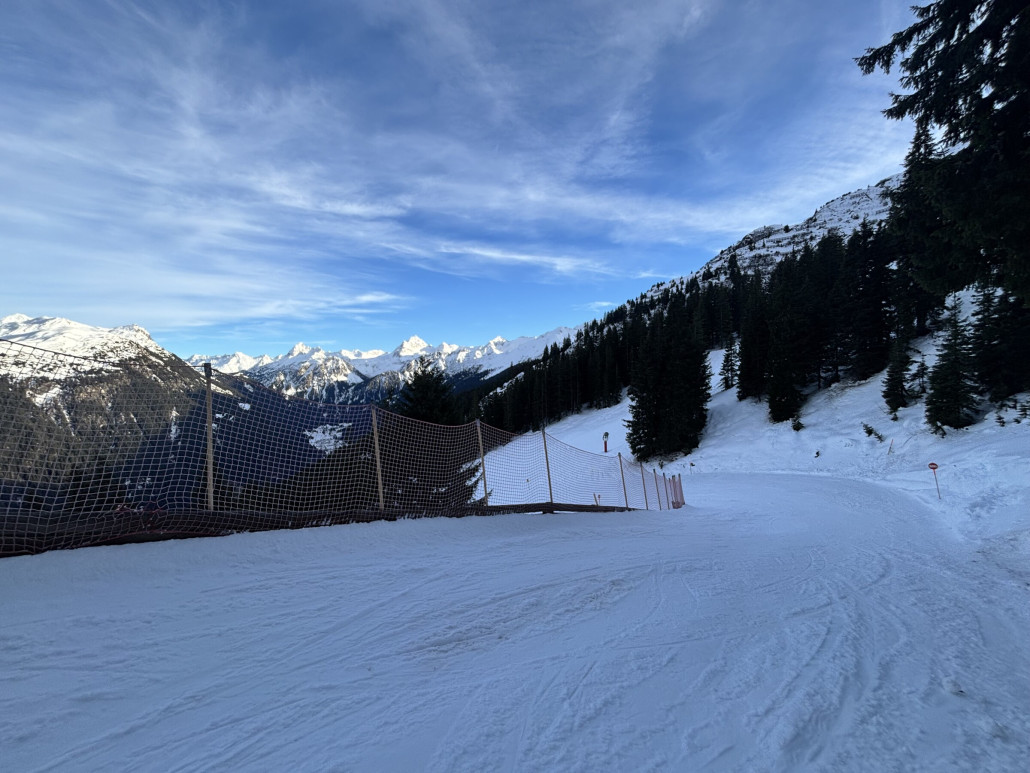 Gaschurn-Abfahrt auch heute wieder als Wiederholungsspur gern genutzt