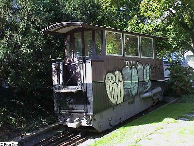 Alter Wagen der Marzilibahn