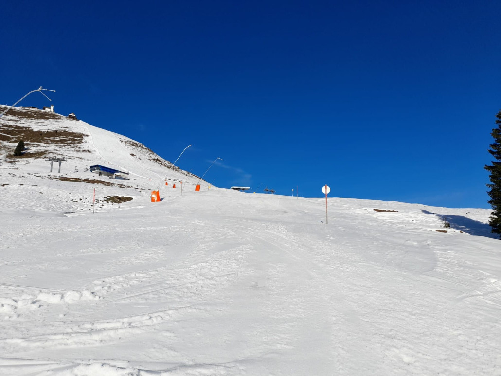die neu beschneite 25 c /Foischng