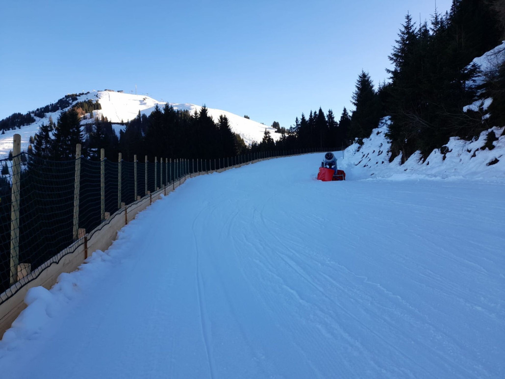 Skiweg Richtung Kraftalm