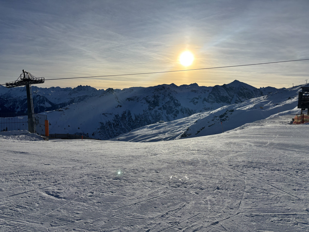 Aussicht Bergstation Valisera