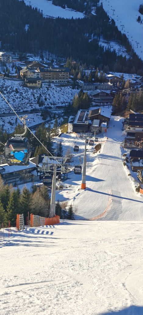 Wieder zurück zur Almbahn - Unterer Abschnitt Steilhang