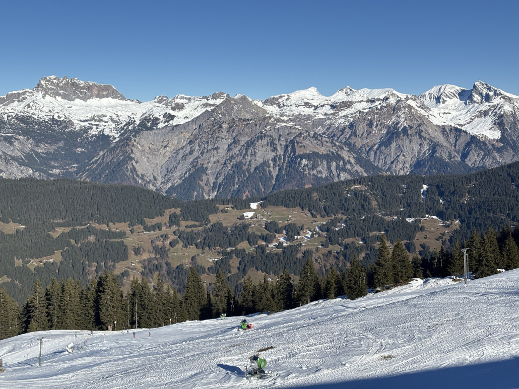 Am Kristberg kein Schnee bis hoch.