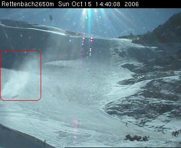 Beschneiung Rettenbach 15.10.06