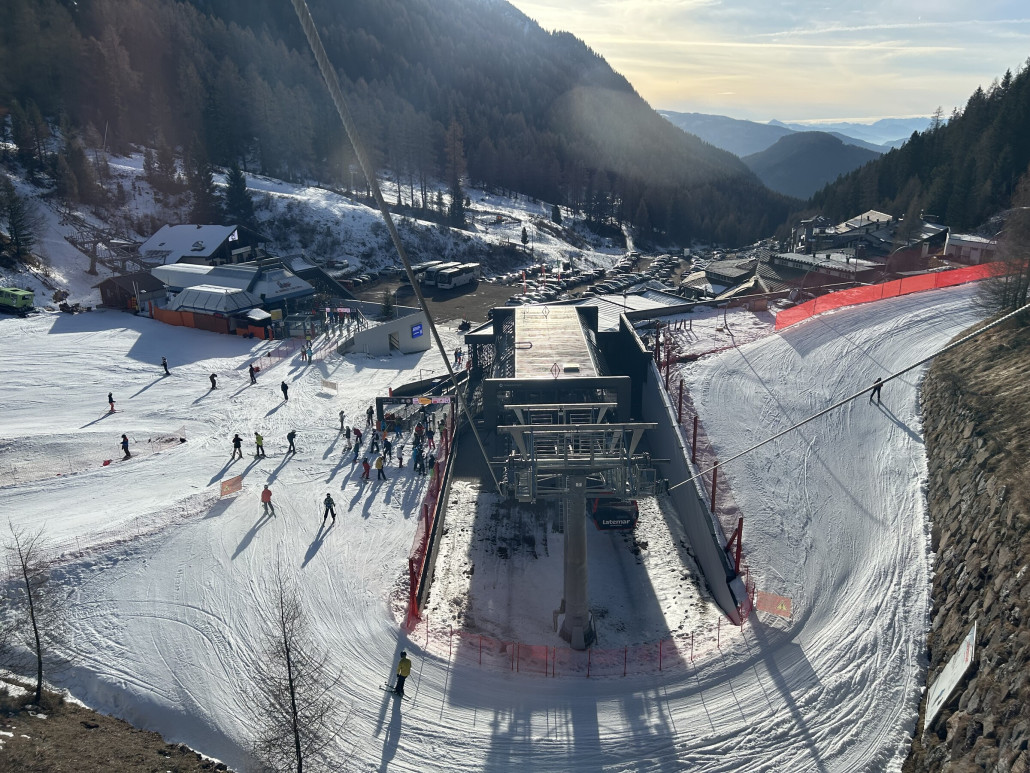 Der Einstieg der neuen Latemar EUB ist nicht optimal..