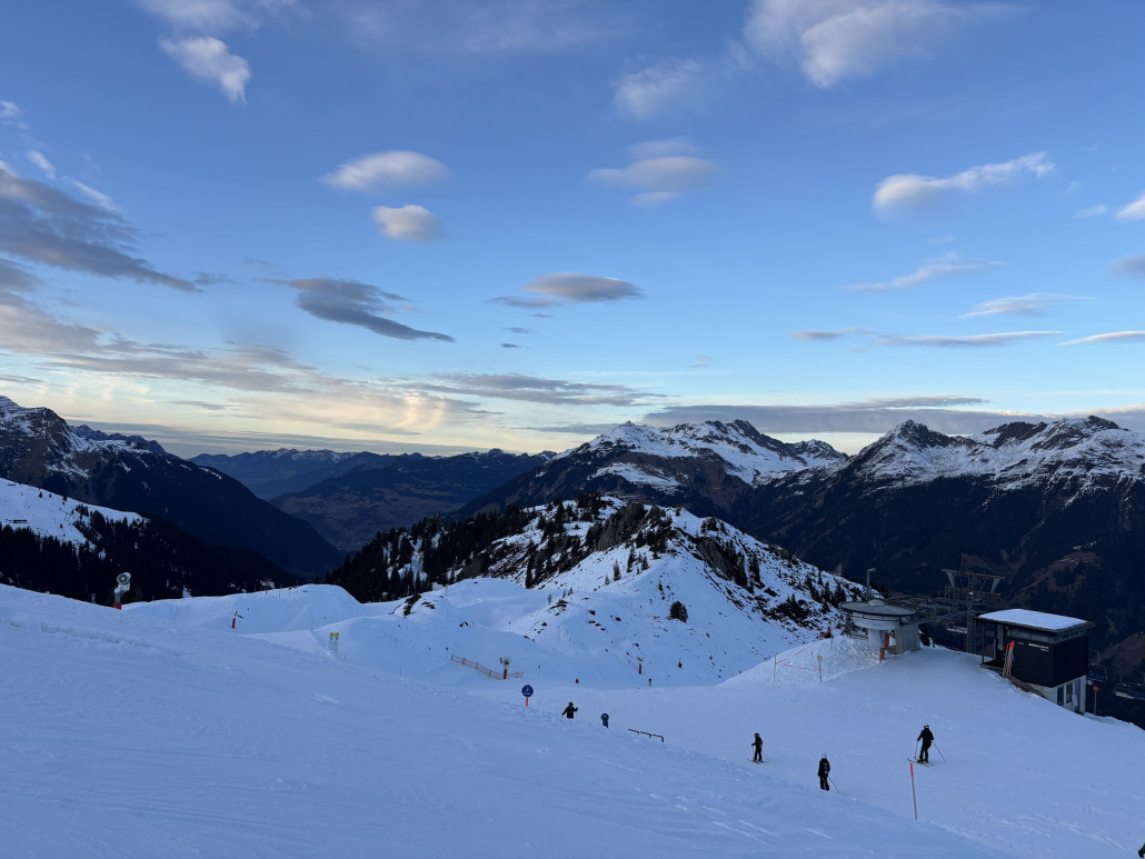 … hier oben noch recht ruhig - unten wurde es ruppiger