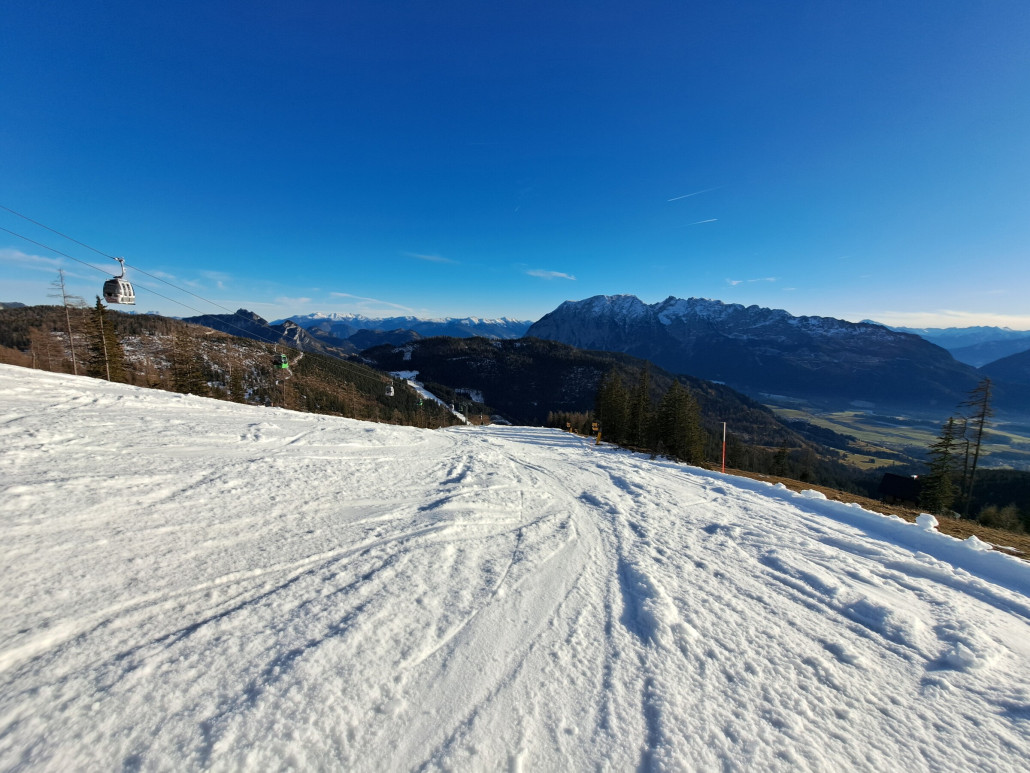 Piste 27 (rot) um 14:45