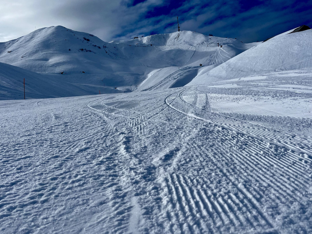 Blick auf Metschstand