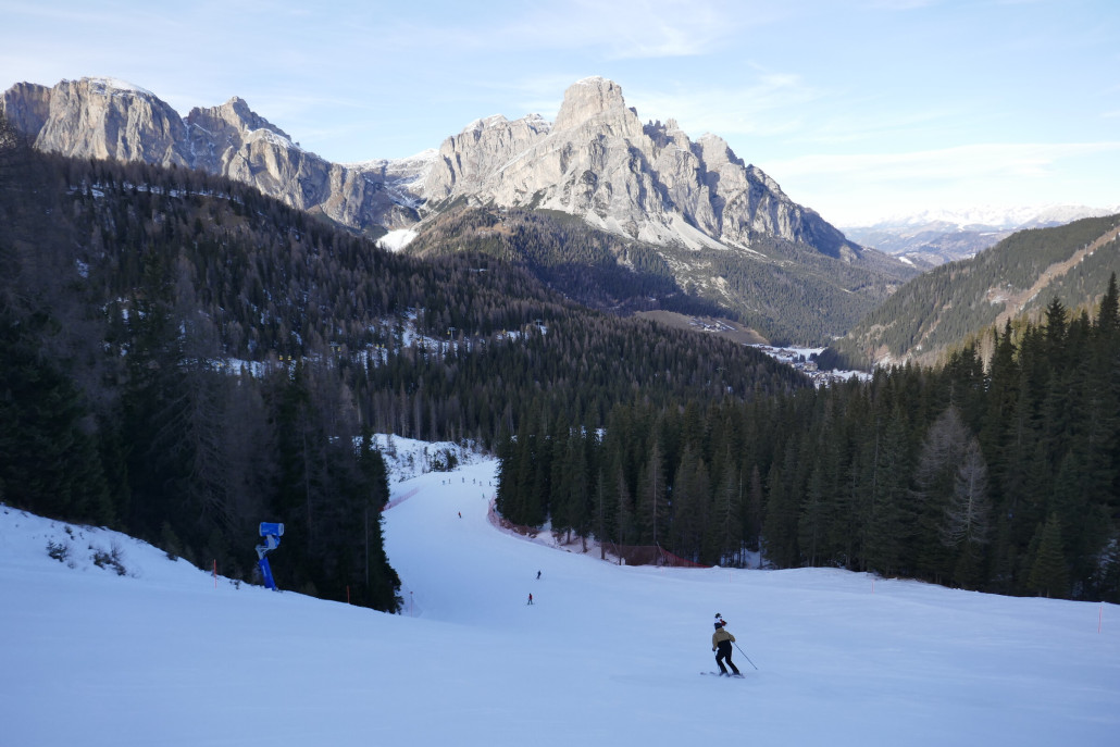 Boe Piste in der Mitte