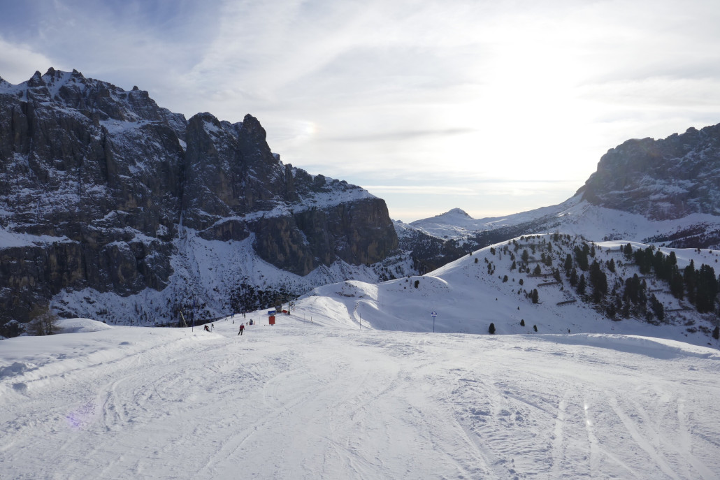 Dantercepies blaue Abfahrt oben