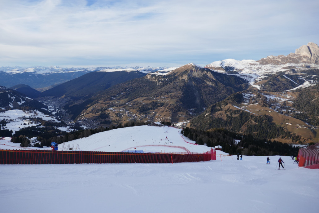 Saslong B oben am Campinoi