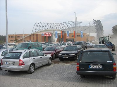 Wie man unschwer erkennt: Der Parkplatz :-)