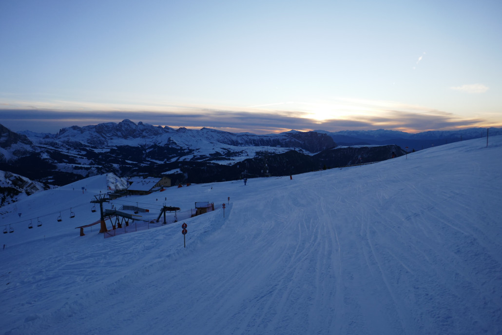 Die Sonne ist schon untergegangen um 16:15Uhr