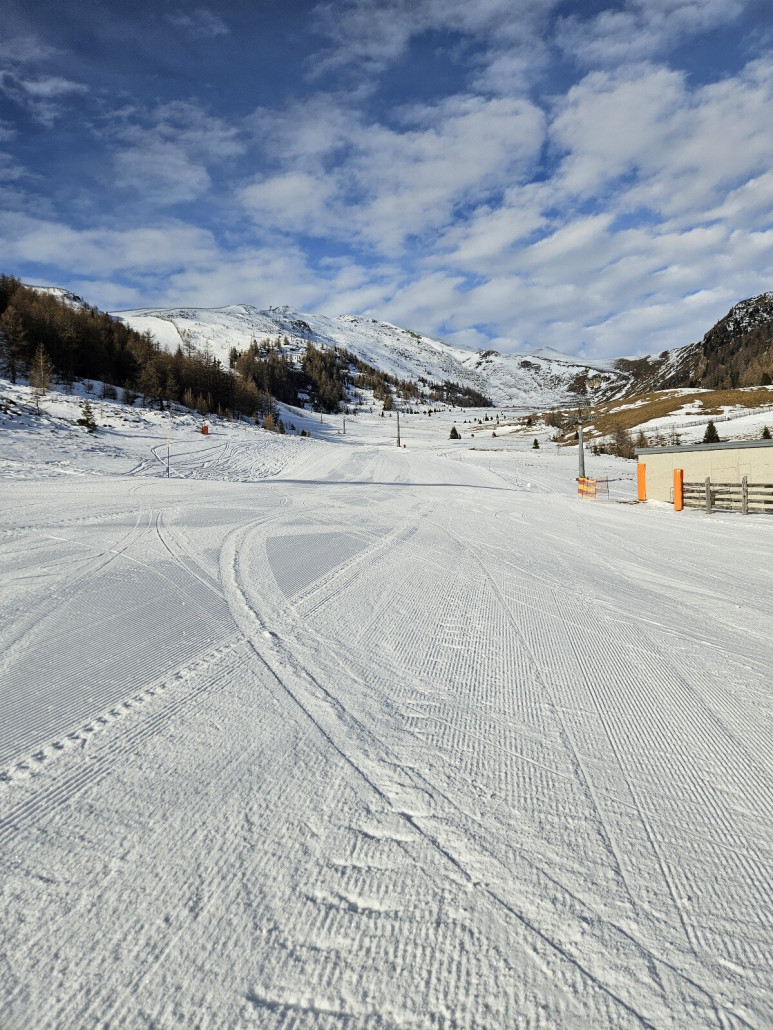 Dann ein kleiner Dämpfer, die Gipfelbahn lief nicht