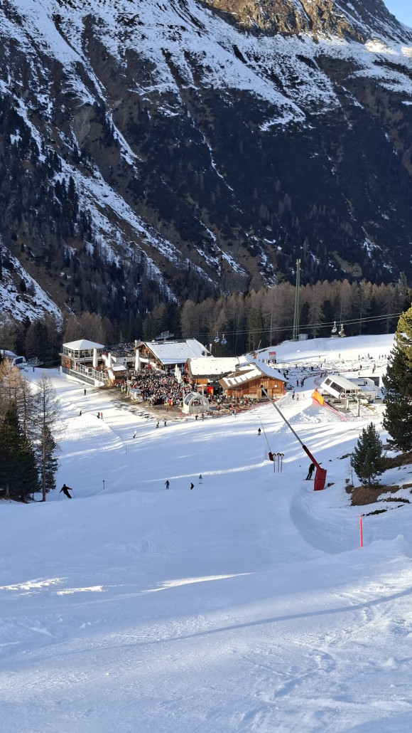 Blick zur Thaya ... war gut was los