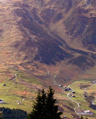 Die ganze Strecke (20.10.2006 vom Tgom aus)