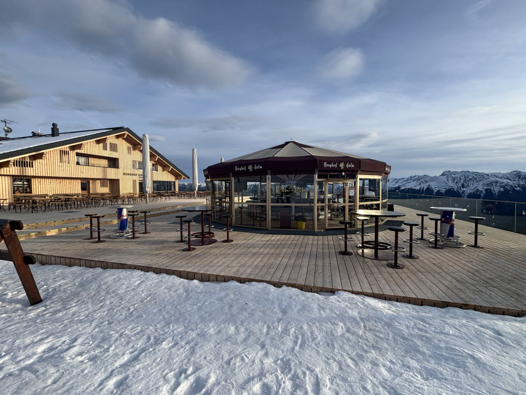 Auch am Berghof wurde diesem Sommer gebaut