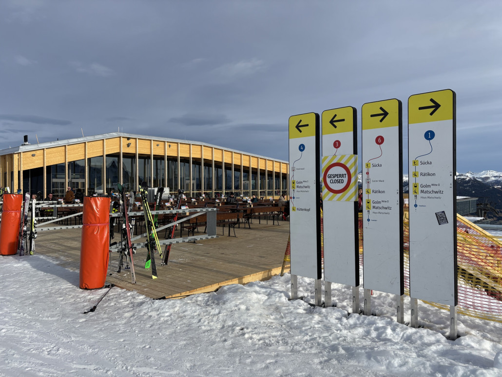 Hier ein ehrliches Bild der geöffneten Piste 3