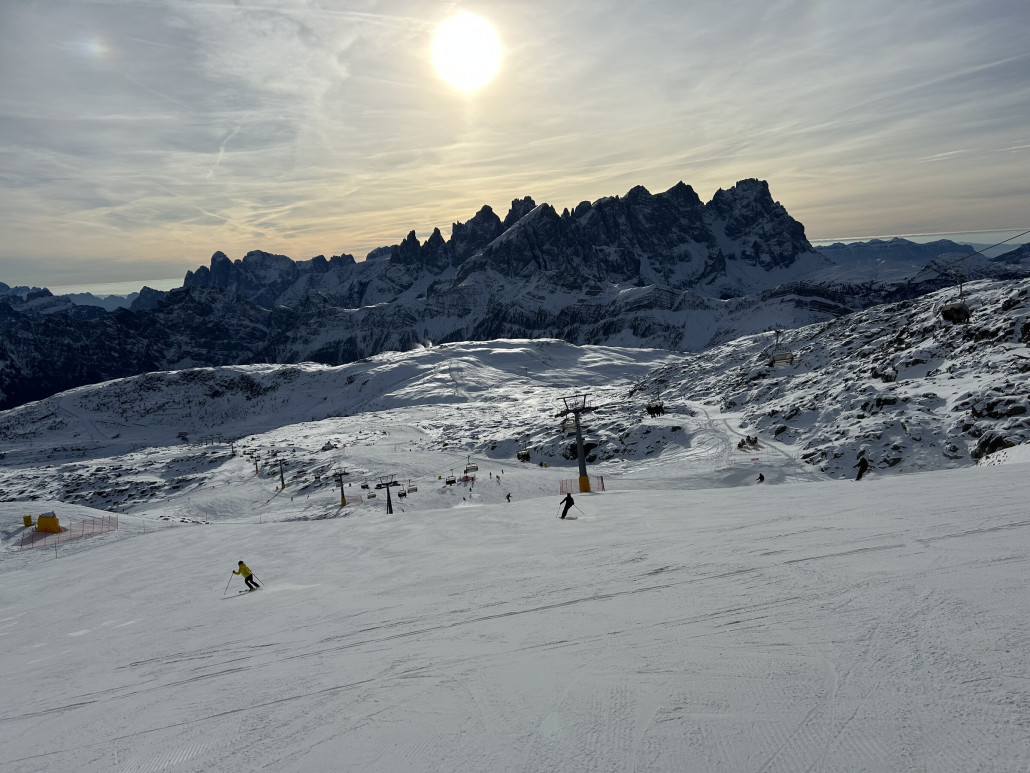 Col Margherita mit den Pale di San Martino