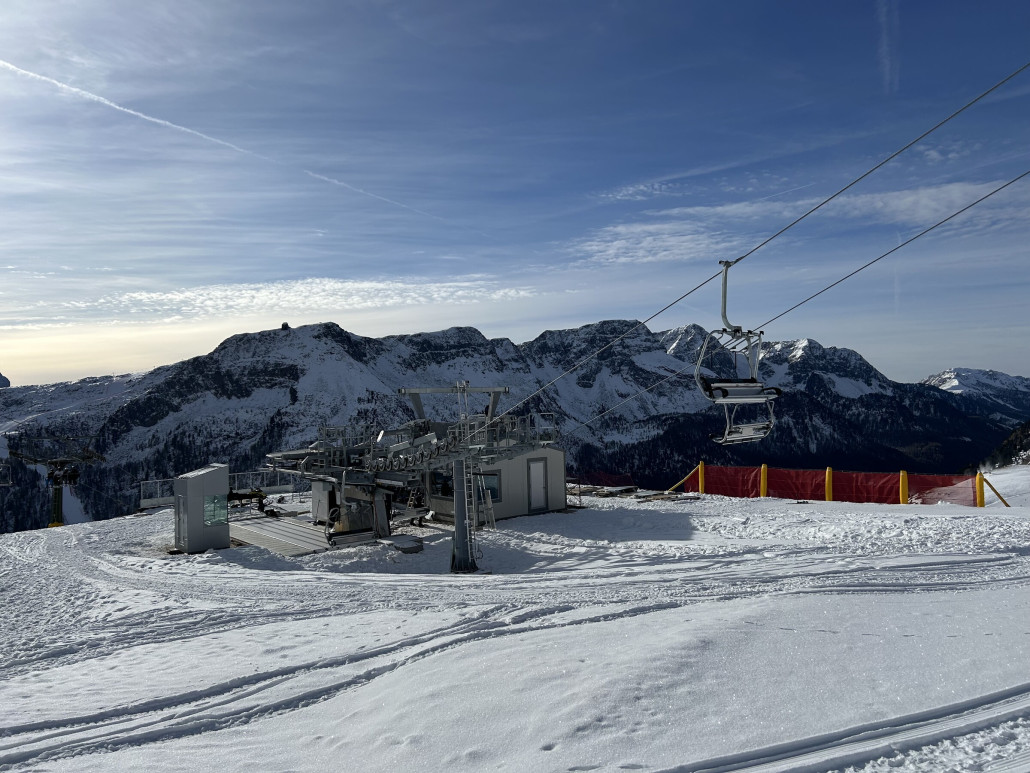 An der Talstation wird noch gearbeitet.