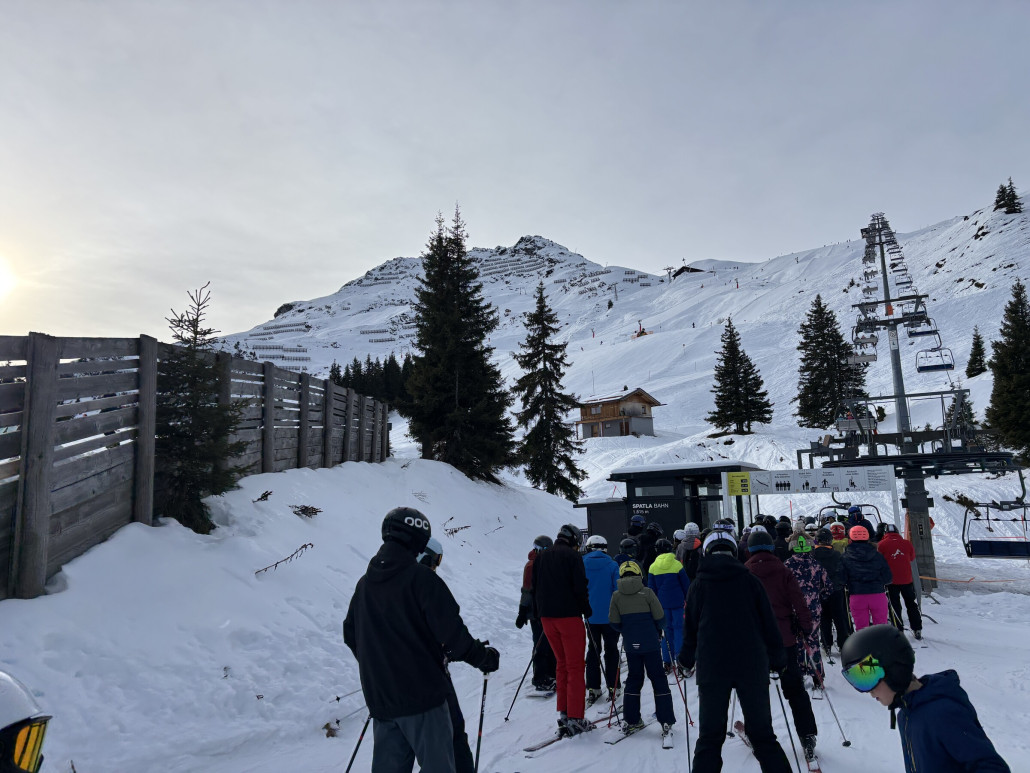 Da schieben wir vor der Talabfahrt noch ne Runde Spatla dazwischen