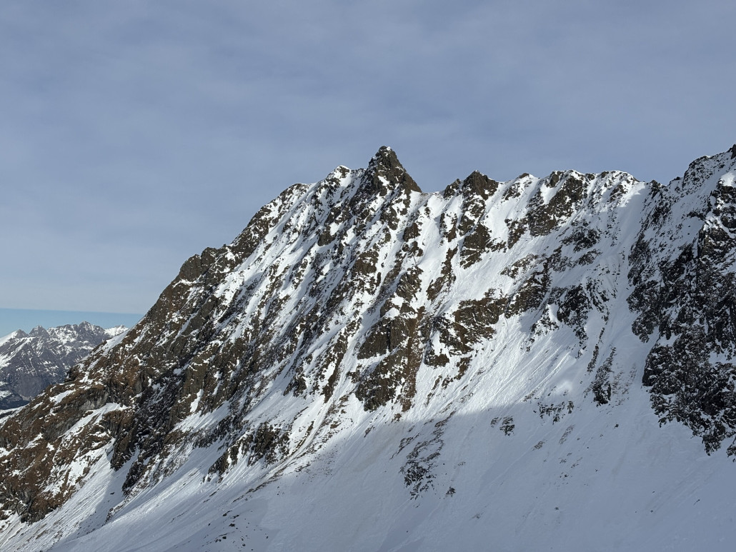 Hochjoch noch im Sonnenschein