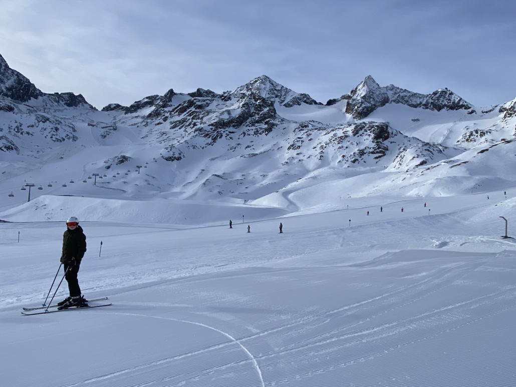 Dienstag, Blick Richtung Eisgrat und Daunferner