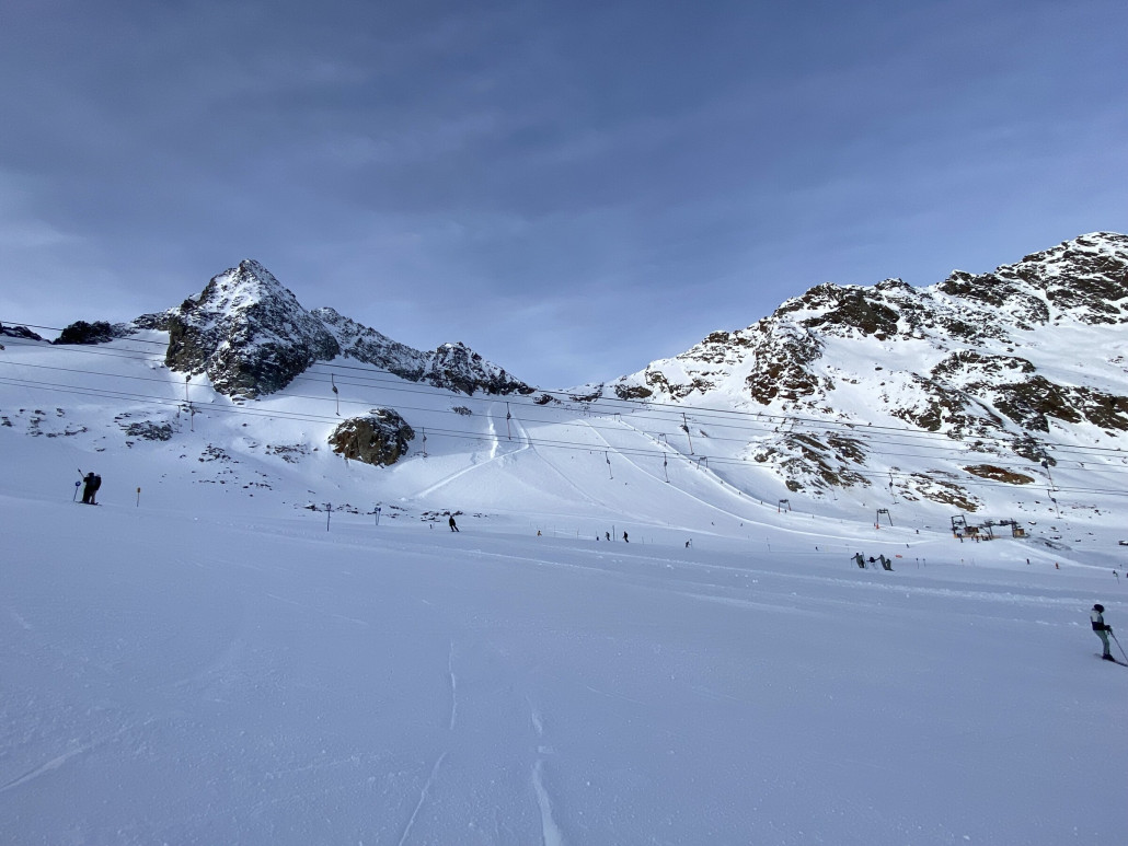 Dienstag, Daunferner Richtung Daunjoch, zusätzliche Lawinensicherung