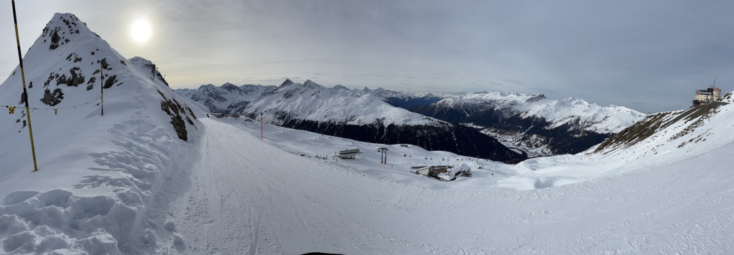 Blick Richtung Jatz - von Bergstation kommend