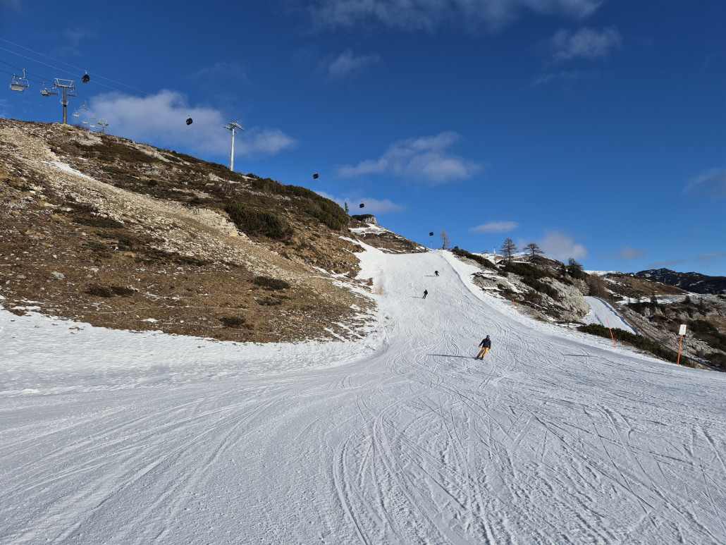 Von unten weniger....