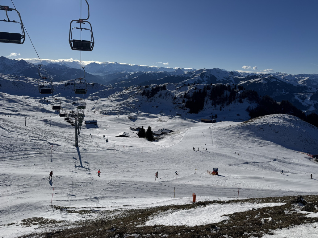 Blick vom Alpenhaus Richtung Tal