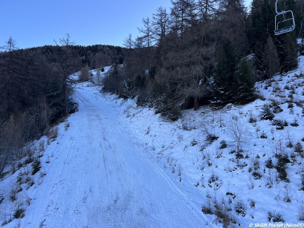 Kein Schnee auf der Talabfahrt