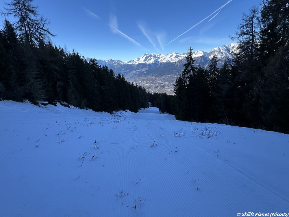 Grands Esserts in untere Teil, geschlossen aber fahrbar