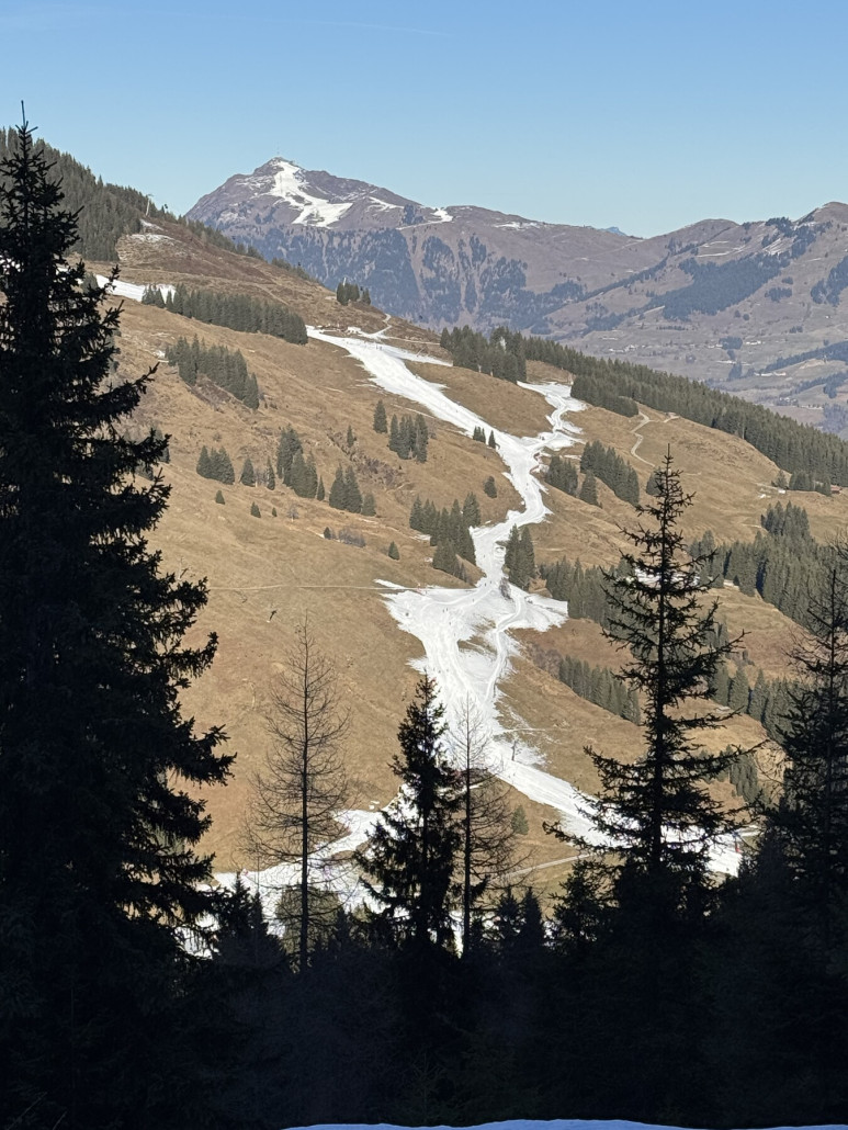 Und so sieht die Abfahrt zum Talsen runter aus