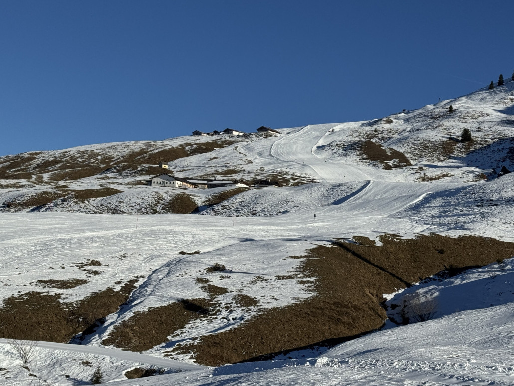 Sprung zur blauen Brunn