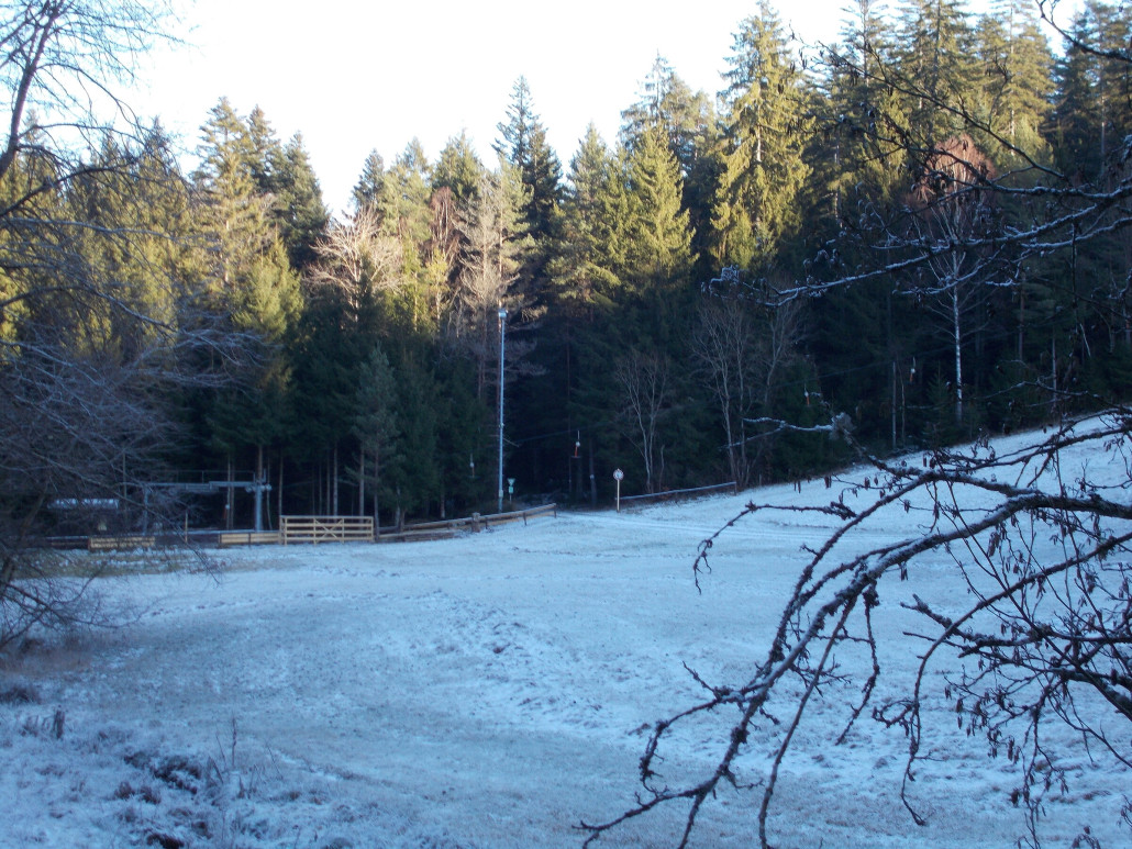 Dann kommt die Talstation in Sicht.