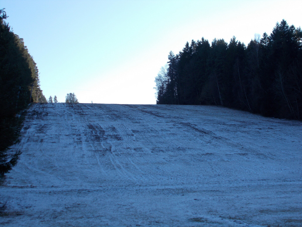 Nochmal der Blick auf den Hang