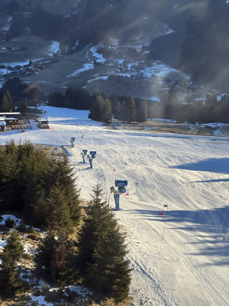 Um 8:45 in der Wagstätt-Gondel