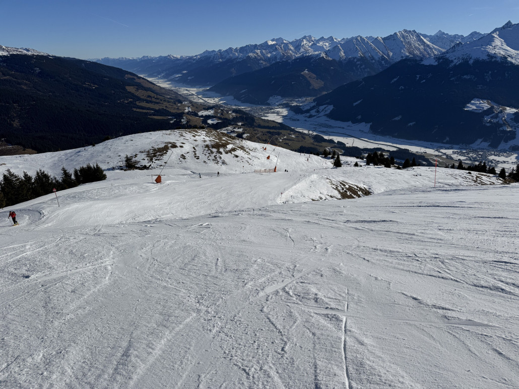 Abfahrt 77 Breitmoos, um 12 Uhr noch okay