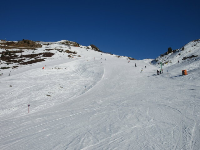 Familien-Abfahrt, links die Niederjöchl-Abfahrt