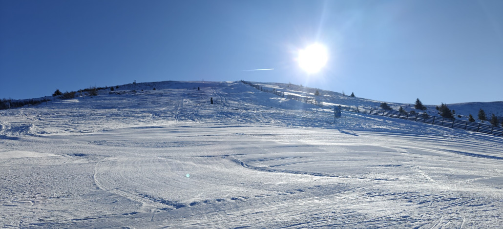 Leider noch zu wenig Schnee für Wasserhang und Familienabfahrt
