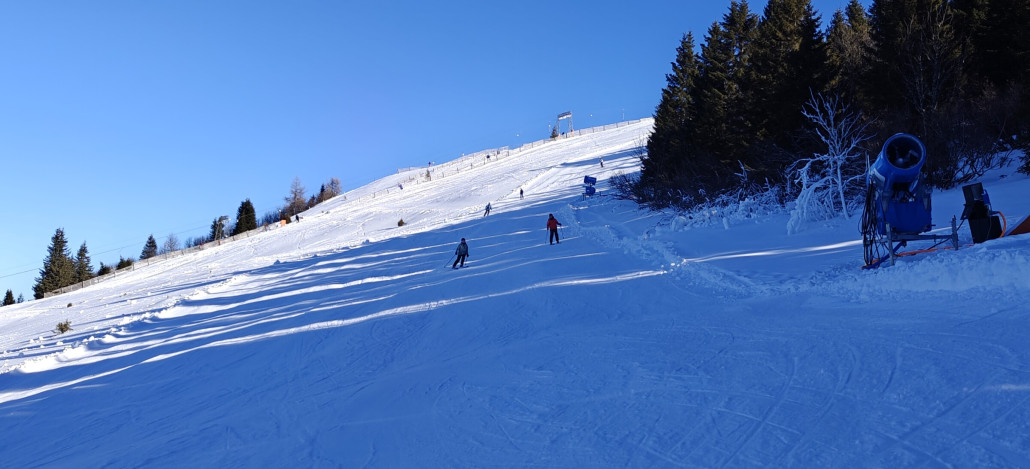 Rücklblick - man kann den Versatz erkennen