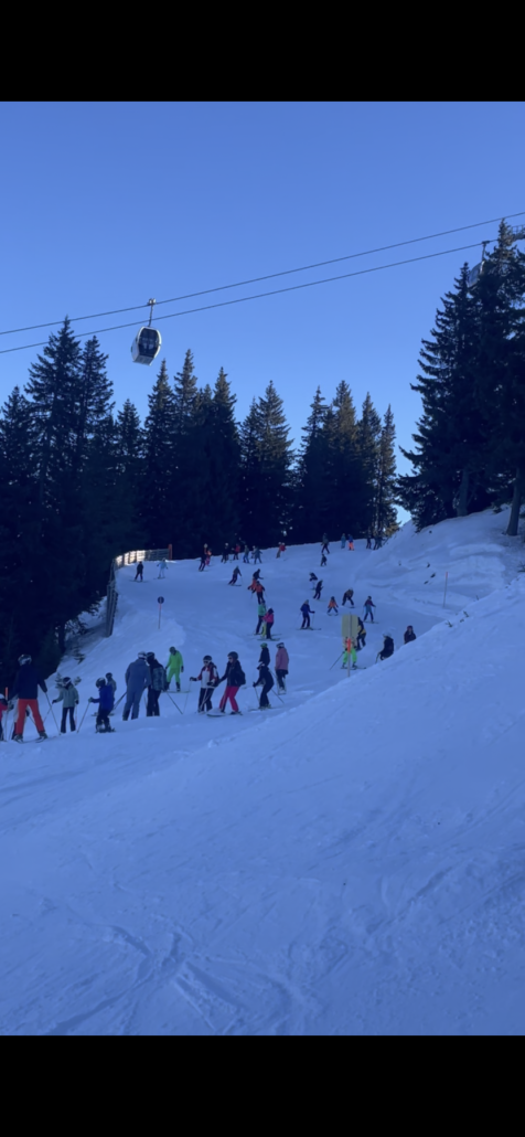 Kurz vor der Valisera Mittelstation