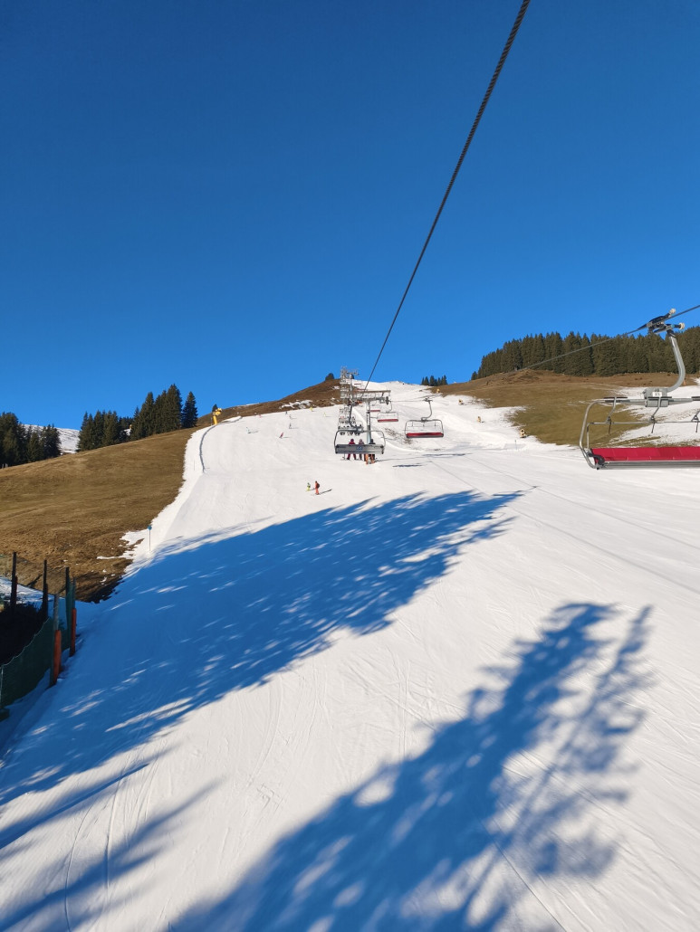 Köglbahnpiste war ganz gut. Und keinerlei Wartezeit.