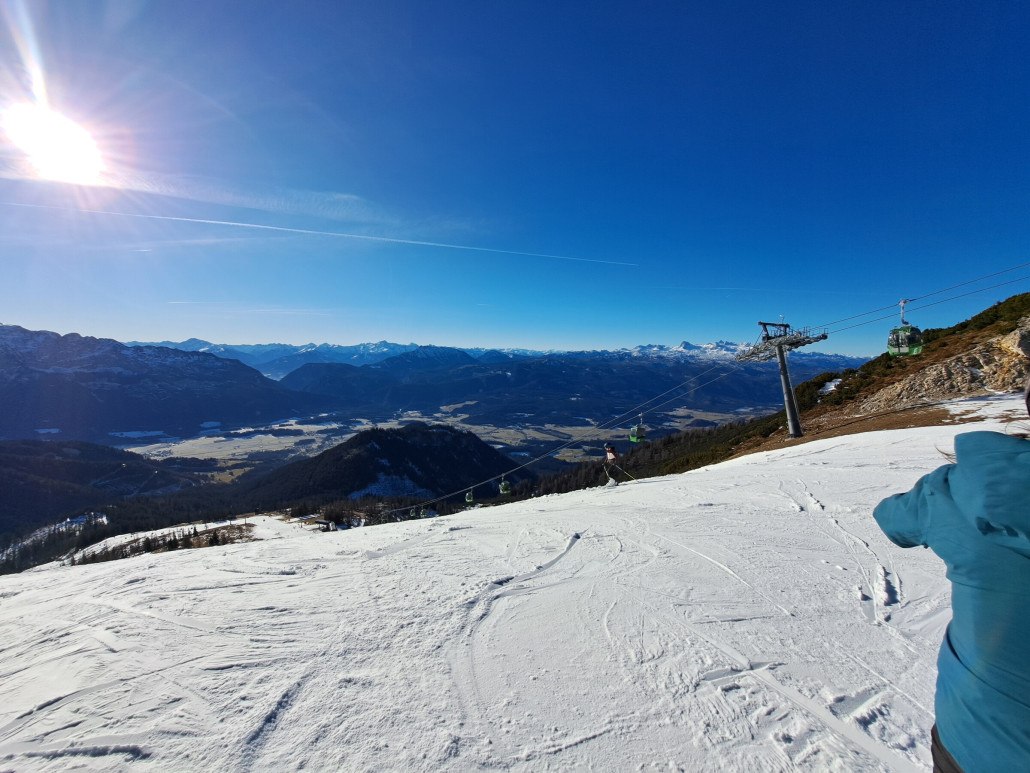Piste 27 (schwarz; Mittersteinabfahrt) um 11:20
