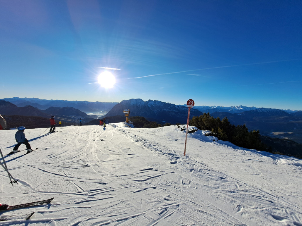 Piste 23 (Lawinenstein) um 9:20