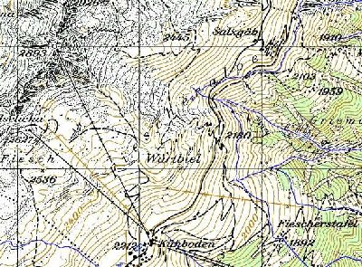 1:25000 Kartenausschnitt