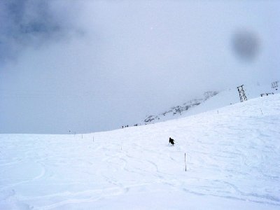 Tiefschnee auf der &amp;quot;Crêtes&amp;quot;
