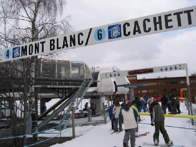 Gemeinsame Talstation 4-KSB Cachette, 3-SB Mont Blanc